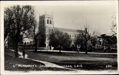 Ak Plumstead Greenwich London England, St. Margaret's Church