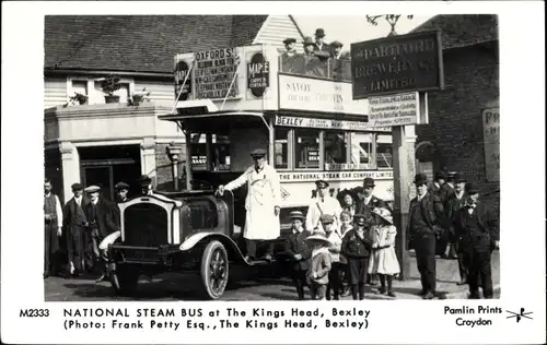 Ak Bexley London England, National Steam Bus at The Kings Head