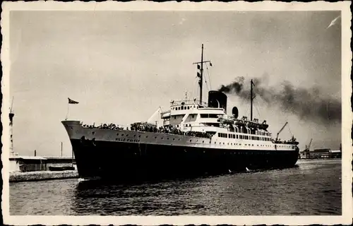 Ak Dampfer Ville d'Alger, CGT, French Line