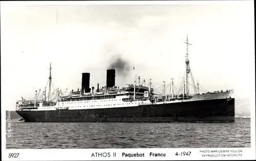 Ak Dampfer Athos II, Messageries Maritimes