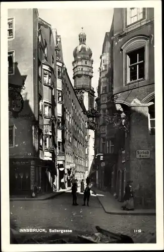 Ak Innsbruck in Tirol, Sallergasse