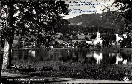 Ak Goldegg im Pongau in Salzburg, Teilansicht