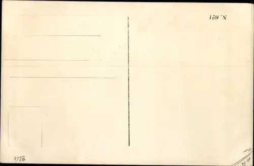 Jugendstil Ak Jahreszahl 1911, Kalender, Briefträgerin, Rosen