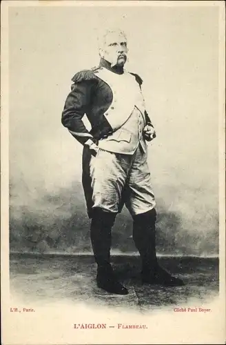 Ak Theaterszene, L'Aiglon, Schauspieler in Uniform