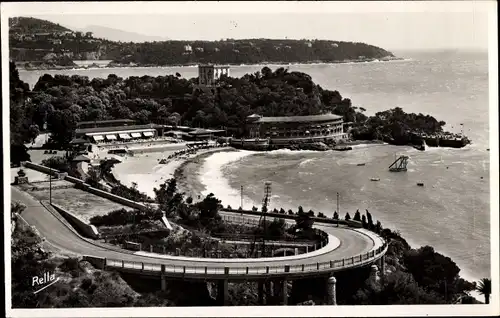 Ak Monte Carlo Monaco, Strand, Cap Martin