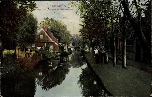 Ak Zaandam Zaanstad Nordholland, Meester Cornelis, Blauwe Pad