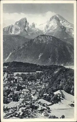 Ak Berchtesgaden in Oberbayern, Watzmann, Panorama