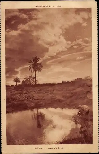 Ak M'Sila Algerien, Sonnenaufgang