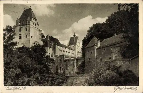Ak Landshut in Niederbayern, Schloss Trausnitz