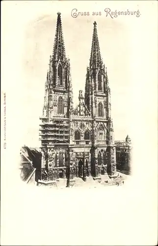 Ak Regensburg an der Donau Oberpfalz, Dom