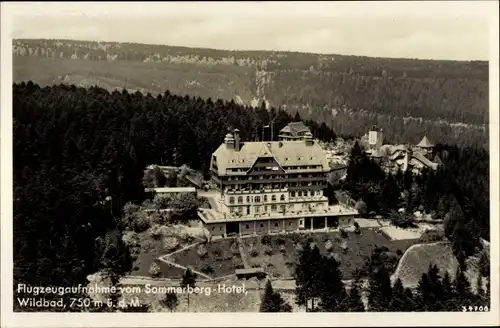 Ak Bad Wildbad im Schwarzwald, Sommerberg-Hotel