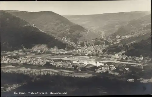 Ak Traben Trarbach an der Mosel, Panorama