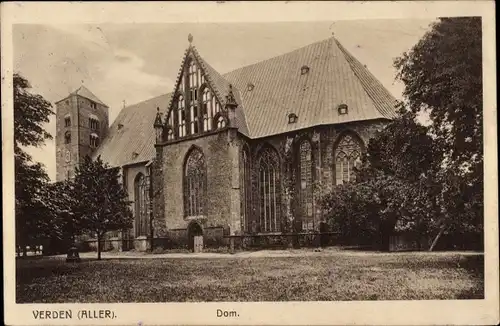 Ak Verden an der Aller, Dom