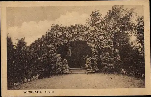 Ak Wickrath Mönchengladbach am Niederrhein, Grotte