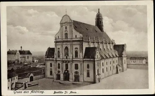 Ak Altötting in Oberbayern, Basilika St. Anna