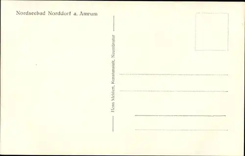 Ak Norddorf auf Amrum Nordfriesland, Nordsee, Dünen