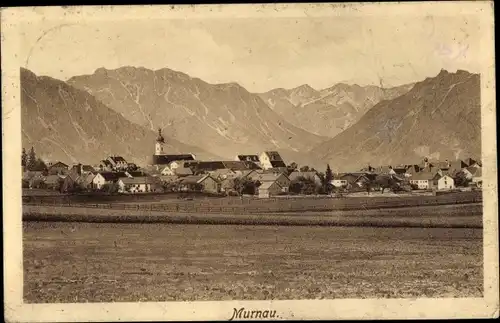 Ak Murnau am Staffelsee, Panorama, Kirchen