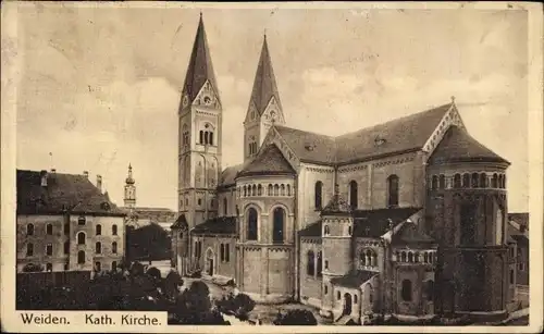 Ak Weiden in der Oberpfalz, Katholische Kirche