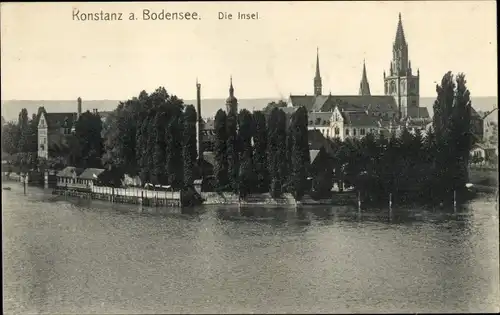 Ak Konstanz am Bodensee, Insel, Münster