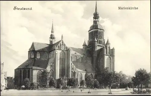 Ak Stralsund in Vorpommern, Marienkirche