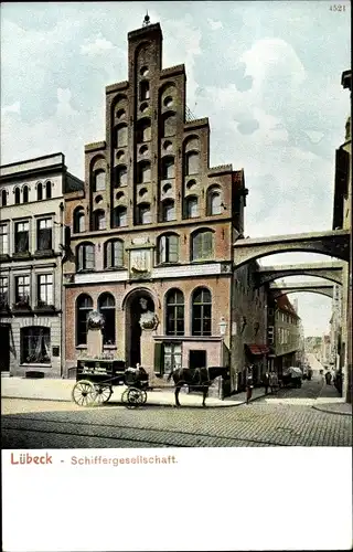 Ak Hansestadt Lübeck, Schiffergesellschaft