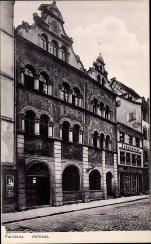 Ak Konstanz am Bodensee, Rathaus