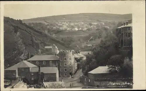 Ak Boscastle Cornwall England, Panorama