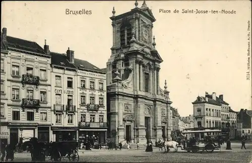 Ak Brüssel Brüssel, Place de Saint Josse ten Noode