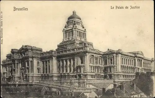 Ak Bruxelles Brüssel, Justizpalast