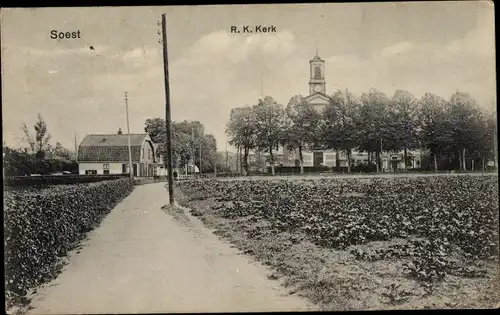 Ak Soest Utrecht Niederlande, R. K. Kerk