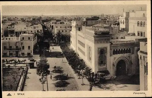 Ak Sfax Tunesien, Panoramablick