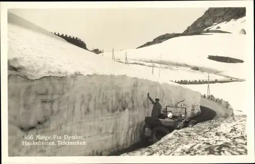 Ak Telemarken Norwegen, Fra Dyrskar, Haukelivelen