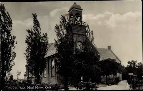 Ak Roodeschool Groningen Niederlande, Ned. Rev. Kirche