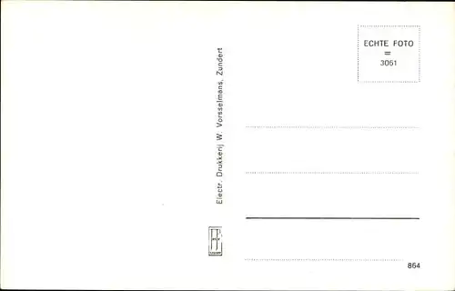 Ak Zundert Nordbrabant, Burg. Manderslaan