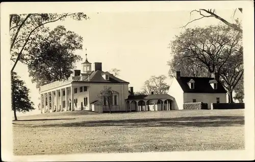 Ak Mount Vernon Virginia USA, Heimat von George Washington