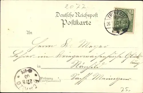 Litho Trittau in Schleswig Holstein, Mühlenteich