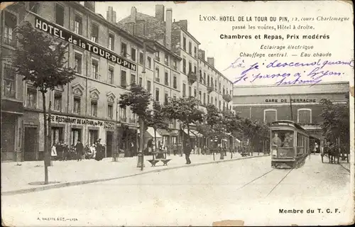 Ak Lyon Rhône, Hotel de la Tour du Pin, Cours Charlemagne 12