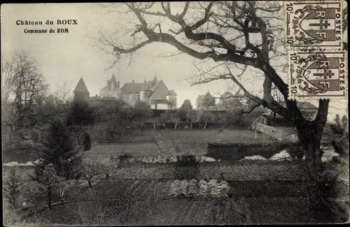 Ak Rom Deux Sèvres, Chateau du Boux