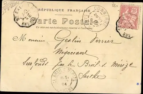 Ak Deux Sèvres, Château Distillerie de Fors, Conciergerie, vue extérieure