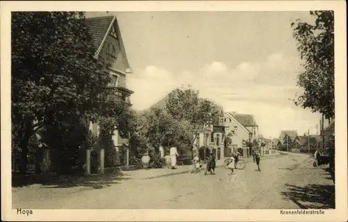 Ak Hoya an der Weser, Kronenfelderstraße