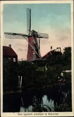 Ak Biervliet Zeeland Niederlande, Mill