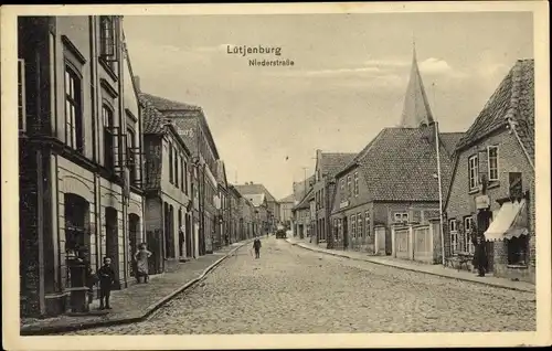 Ak Lütjenburg in Holstein, Niederstraße