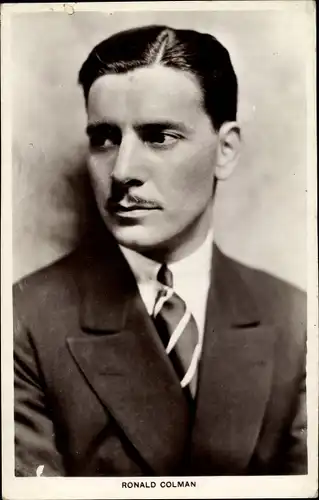 Ak Schauspieler Ronald Colman, Portrait