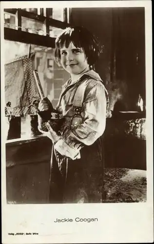 Ak Schauspieler Jackie Coogan, Portrait