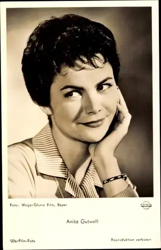 Ak Schauspielerin Anita Gutwell, Portrait, Autogramm