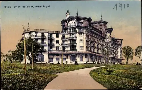 Ak Évian les Bains Haute Savoie, Hotel Royal