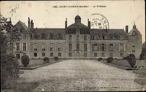 Ak Saint Aignan Sarthe, Le Chateau