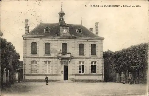 Ak Saint-Remy-en-Bouzemont Marne, l'Hotel de Ville