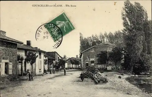 Ak Courcelles sur Blaise Haute Marne, Rue Basse