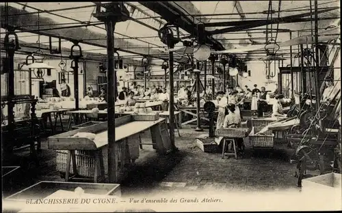 Ak Paris XV Vaugirard, Wäscherei des Schwans, Überblick über die Grands Ateliers
